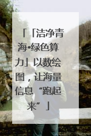 「洁净青海•绿色算力」以数绘图，让海量信息“跑起来”