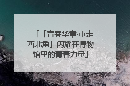 「青春华章·重走西北角」闪耀在博物馆里的青春力量