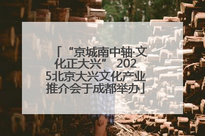 “京城南中轴·文化正大兴” 2025北京大兴文化产业推介会于成都举办