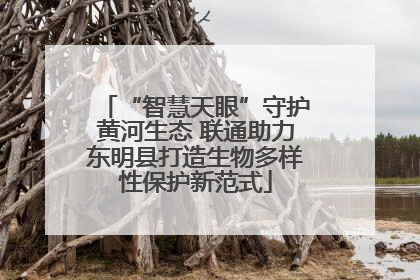 “智慧天眼”守护黄河生态 联通助力东明县打造生物多样性保护新范式