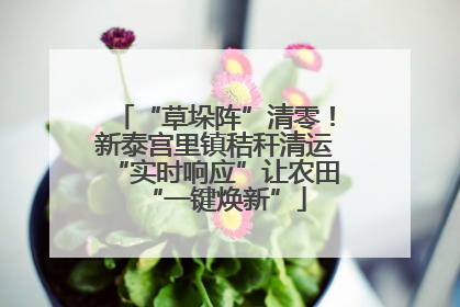 “草垛阵”清零！新泰宫里镇秸秆清运“实时响应”让农田“一键焕新”
