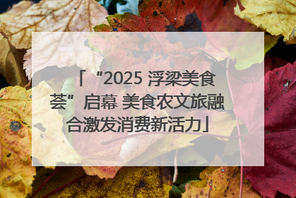 “2025 浮梁美食荟”启幕 美食农文旅融合激发消费新活力