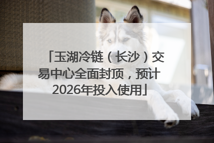 玉湖冷链（长沙）交易中心全面封顶，预计2026年投入使用