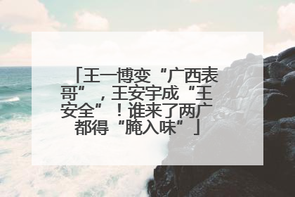 王一博变“广西表哥”，王安宇成“王安全”！谁来了两广都得“腌入味”
