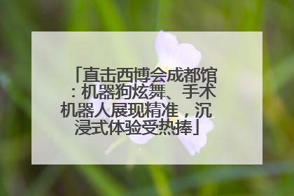 直击西博会成都馆：机器狗炫舞、手术机器人展现精准，沉浸式体验受热捧