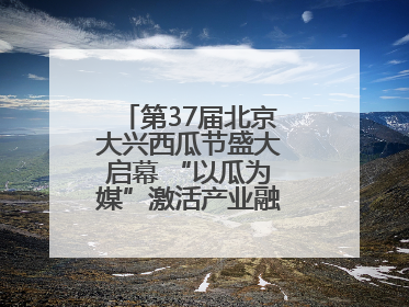 第37届北京大兴西瓜节盛大启幕 “以瓜为媒”激活产业融合发展新动能