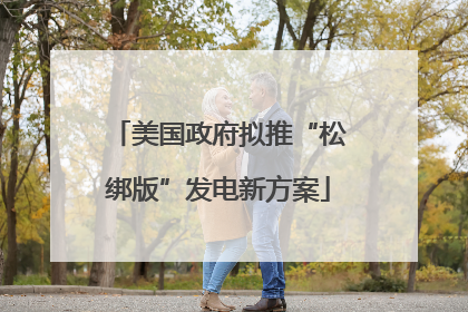 美国政府拟推“松绑版”发电新方案