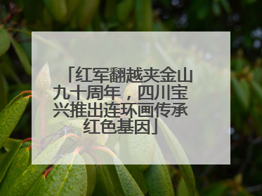 红军翻越夹金山九十周年，四川宝兴推出连环画传承红色基因