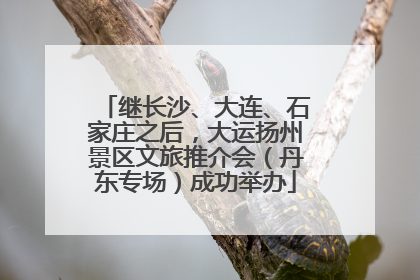 继长沙、大连、石家庄之后，大运扬州景区文旅推介会（丹东专场）成功举办