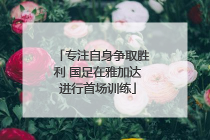 专注自身争取胜利 国足在雅加达进行首场训练