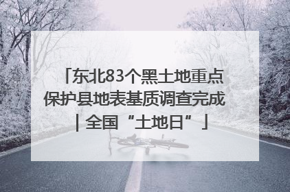 东北83个黑土地重点保护县地表基质调查完成｜全国“土地日”