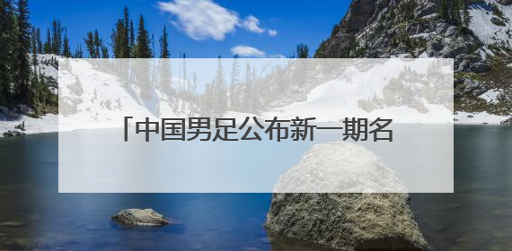 中国男足公布新一期名单武磊伤愈回归 入籍球员杨明洋首次入选