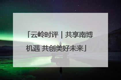 云岭时评｜共享南博机遇 共创美好未来