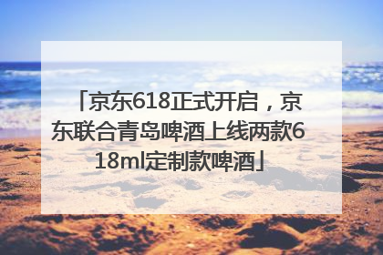 京东618正式开启，京东联合青岛啤酒上线两款618ml定制款啤酒
