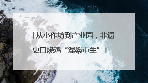 从小作坊到产业园，非遗史口烧鸡“涅槃重生”