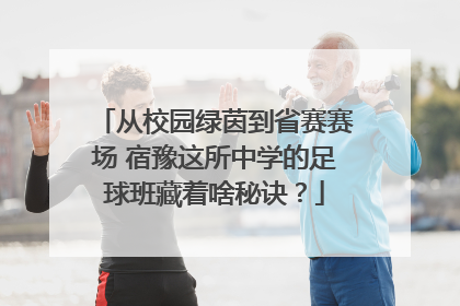 从校园绿茵到省赛赛场 宿豫这所中学的足球班藏着啥秘诀？