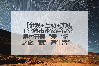 参观+互动+实践！常熟市沙家浜镇常昆村开展“爱‘新’之旅‘蔬’适生活”参观学习活动