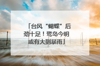 台风“蝴蝶”后劲十足！鹭岛今明或有大到暴雨