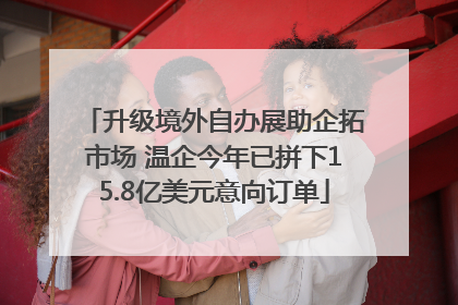 升级境外自办展助企拓市场 温企今年已拼下15.8亿美元意向订单