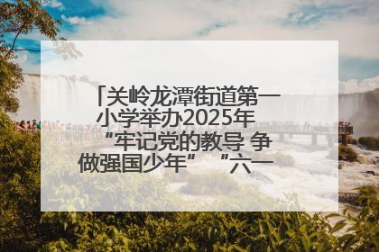关岭龙潭街道第一小学举办2025年“牢记党的教导 争做强国少年”“六一”文艺汇演活动