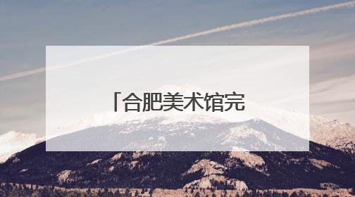 合肥美术馆完成全面验收，正筹备首展