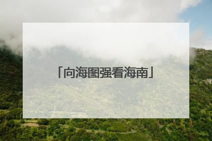 向海图强看海南