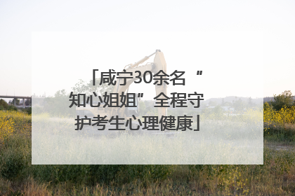 咸宁30余名“知心姐姐”全程守护考生心理健康