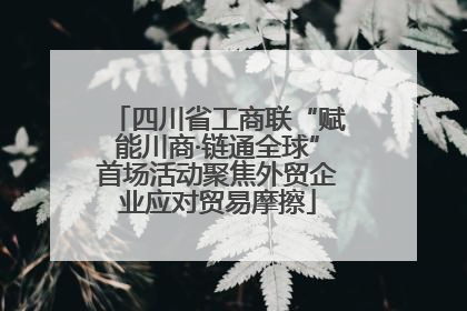 四川省工商联“赋能川商·链通全球”首场活动聚焦外贸企业应对贸易摩擦
