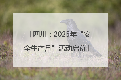 四川：2025年“安全生产月”活动启幕