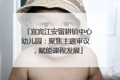 宜宾江安留耕镇中心幼儿园：聚焦主题审议，赋能课程发展