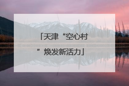 天津“空心村”焕发新活力