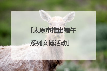 太原市推出端午系列文博活动