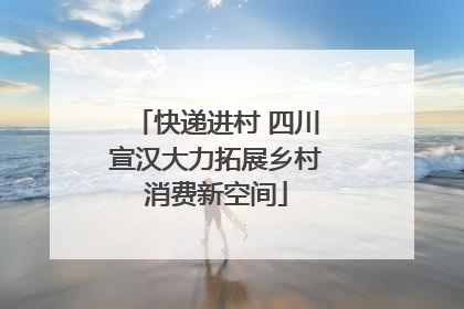 快递进村 四川宣汉大力拓展乡村消费新空间