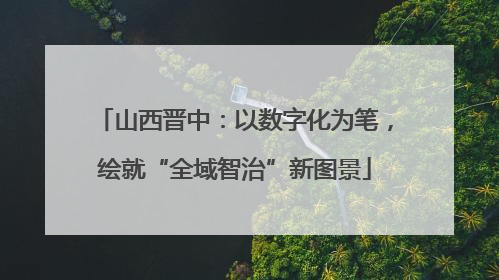 山西晋中：以数字化为笔，绘就“全域智治”新图景