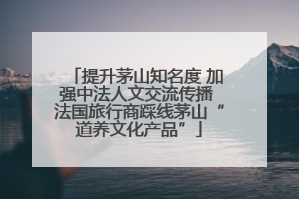 提升茅山知名度 加强中法人文交流传播 法国旅行商踩线茅山“道养文化产品”