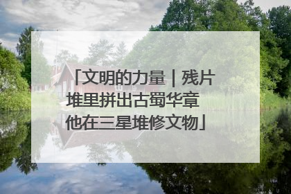 文明的力量｜残片堆里拼出古蜀华章 他在三星堆修文物