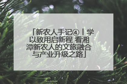 新农人手记④丨学以致用启新程 看湘潭新农人的文旅融合与产业升级之路