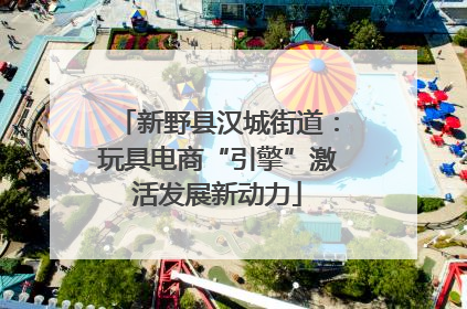 新野县汉城街道：玩具电商“引擎”激活发展新动力