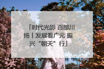 时代光影 百部川扬丨发展看广元 振兴“朝天”行