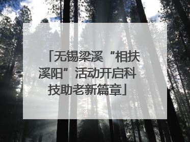 无锡梁溪“相扶溪阳”活动开启科技助老新篇章