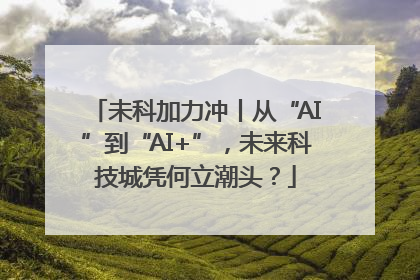 未科加力冲丨从“AI”到“AI+”，未来科技城凭何立潮头？