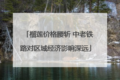 榴莲价格腰斩 中老铁路对区域经济影响深远