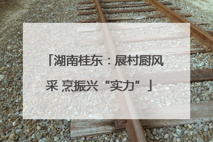 湖南桂东：展村厨风采 烹振兴“实力”
