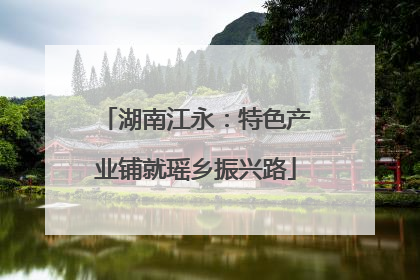 湖南江永：特色产业铺就瑶乡振兴路