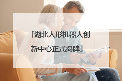 湖北人形机器人创新中心正式揭牌