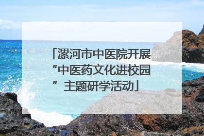 漯河市中医院开展“中医药文化进校园”主题研学活动