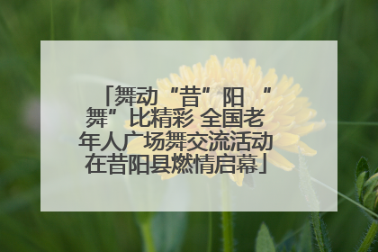 舞动“昔”阳 “舞”比精彩 全国老年人广场舞交流活动在昔阳县燃情启幕