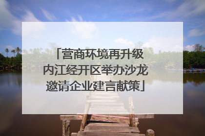 营商环境再升级 内江经开区举办沙龙邀请企业建言献策