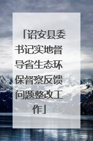 诏安县委书记实地督导省生态环保督察反馈问题整改工作