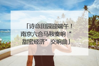 诗意田园迎端午！南京六合马鞍奏响“甜蜜经济”交响曲